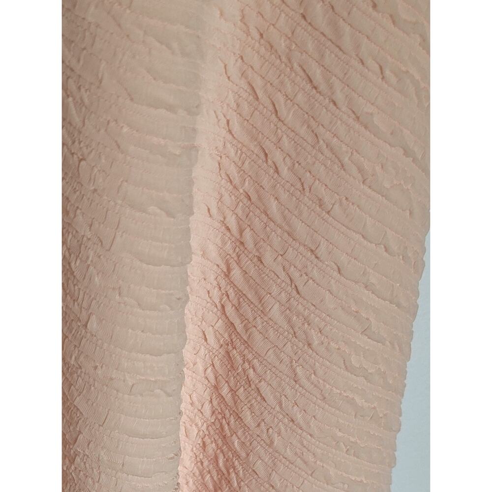 NWT Prescot & York Fit & Flare Mollie Peachy Rose Textured Dress Womens Size 8 - Picture 6 of 12